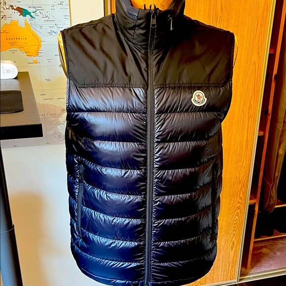 Moncler Other - Moncler Ortac Down Vest Men's Sleek Black Quilted Vest NWOT